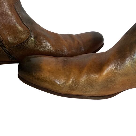 To Boot New York The Warhol Brown Leather Ankle Boots Size 12 main image 11